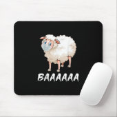 Funny Quarantine | Maske Sheep Trendy Geschenke Mousepad (Mit Mouse)