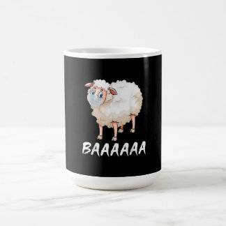 Funny Quarantine | Maske Sheep Trendy Geschenke Verwandlungstasse