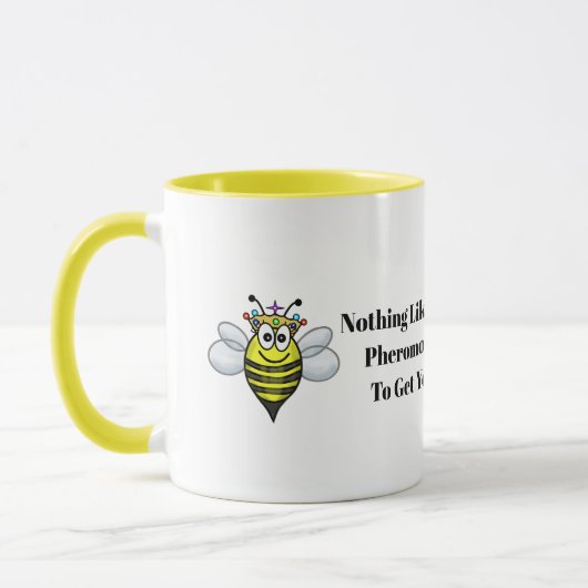 Funny Queen Bee and Drones Coffee Tasse Buzz On! (Links)