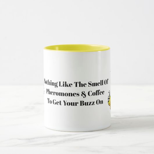 Funny Queen Bee and Drones Coffee Tasse Buzz On! (Zentrum)