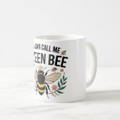 Funny Queen Bee Kaffeetasse (VorderseiteRechts)