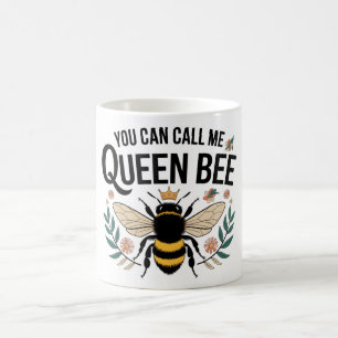 Funny Queen Bee Kaffeetasse