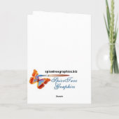 Funny Queen Bee Karte (Rückseite)