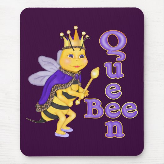 Funny Queen Bee Mousepad (Vorne)
