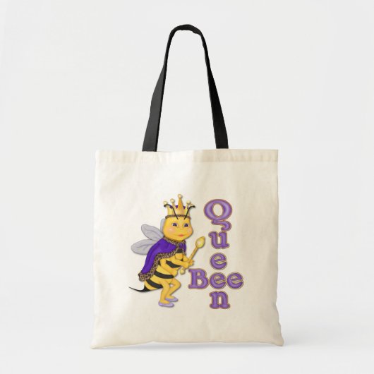 Funny Queen Bee Tragetasche (Vorne)
