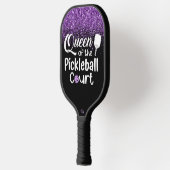 Funny Queen Lila Glitzer Pickleball Paddle (Links)