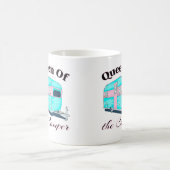 Funny Queen of the Camper RV Kaffeetasse (Mittel)
