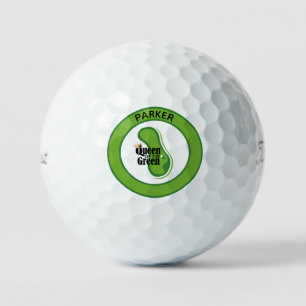 Funny Queen of the Green Mit Monogramm Golfball