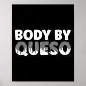 Funny Queso Art for Men Cheese Chips & Amp; Q Poster (Vorne)
