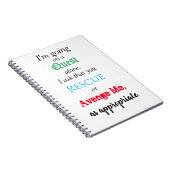 Funny Quest Notebook Notizblock (Rechte Seite)