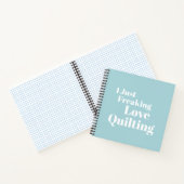 Funny Quilter Quilter Quilter Zitat Graph Paper Notizblock (Innenseite)