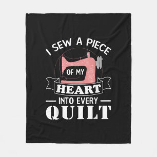 Funny Quilters Geschenke Fleecedecke