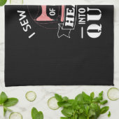 Funny Quilters Geschenke Geschirrtuch (Gefaltet)