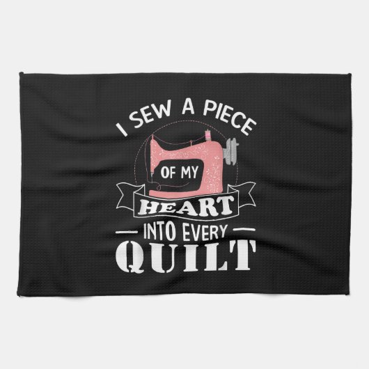 Funny Quilters Geschenke Geschirrtuch (Horizontal)