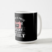 Funny Quilters Geschenke Kaffeetasse (VorderseiteRechts)