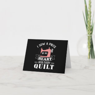 Funny Quilters Geschenke Karte
