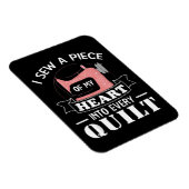 Funny Quilters Geschenke Magnet (Rechte Seite)