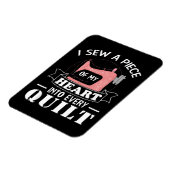 Funny Quilters Geschenke Magnet (Linke Seite)
