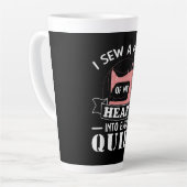 Funny Quilters Geschenke Milchtasse (Linke Ecke)