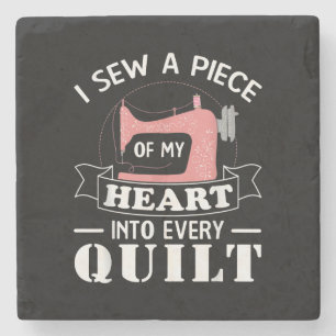 Funny Quilters Geschenke Steinuntersetzer