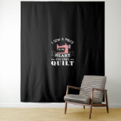 Funny Quilters Geschenke Wandteppich (Beispiel)