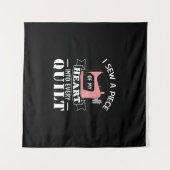 Funny Quilters Geschenke Wandteppich (Vorderseite (Horizontal))