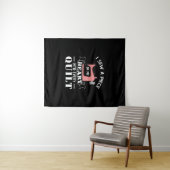 Funny Quilters Geschenke Wandteppich (Beispiel (Horizontal))