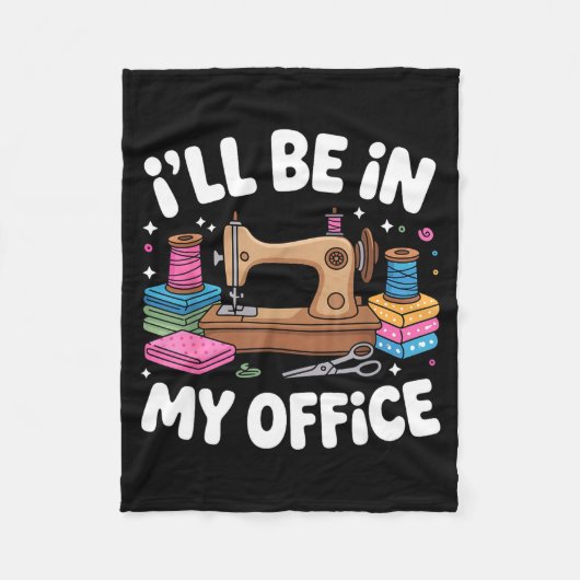 Funny Quilting Art For Men Women Cat Quilt Sewing Fleecedecke (Vorderseite)