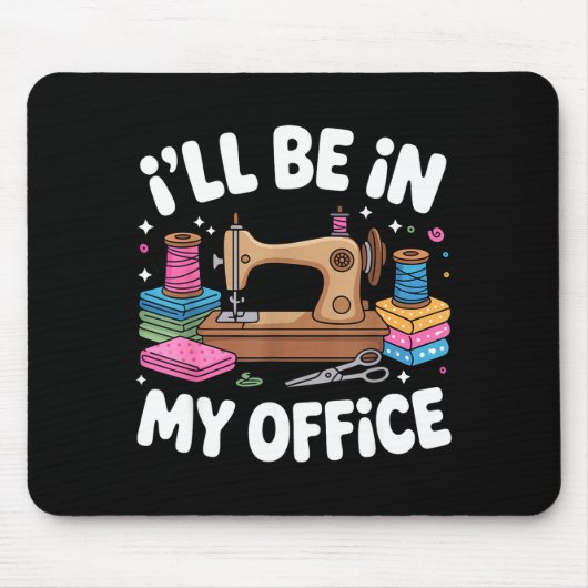 Funny Quilting Art For Men Women Cat Quilt Sewing  Mousepad (Vorne)