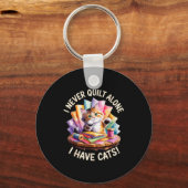 Funny Quilting Art For Men Women Quilt Lover Sewin Schlüsselanhänger (Vorderseite)