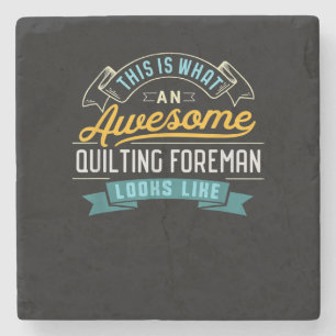 Funny Quilting Eman Phantastisch Job Beruf Steinuntersetzer
