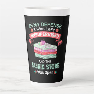 Funny Quilting Fabric Quilters Milchtasse