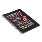 Funny Quilting Friends Gift for Quilter Girls Notizblock (Rechte Seite)