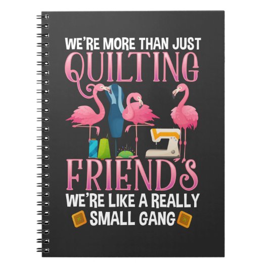 Funny Quilting Friends Gift for Quilter Girls Notizblock (Vorderseite)