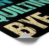 Funny Quilting für Frauen Sorry kann nicht aufhöre Poster (Ecke)