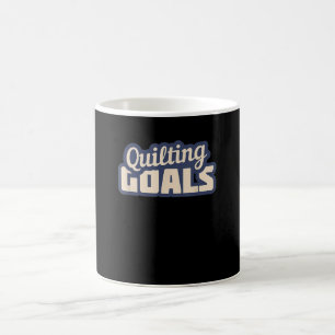 Funny Quilting Goals Quilting Kaffeetasse