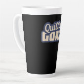 Funny Quilting Goals Quilting Milchtasse (Linke Ecke)
