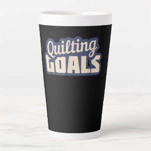 Funny Quilting Goals Quilting Milchtasse