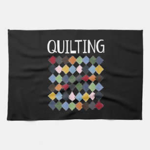 Funny Quilting Liebhaber Geburtstagsgeschenke Qu Geschirrtuch
