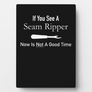 Funny Quilting Seamstress - Geschenk für die Quilt Fotoplatte