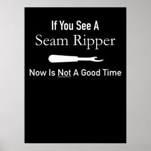 Funny Quilting Seamstress - Geschenk für die Quilt Poster