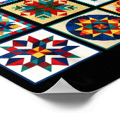 Funny Quilting Sewing Make A Quilt Patterns Quilte Poster (Ecke)