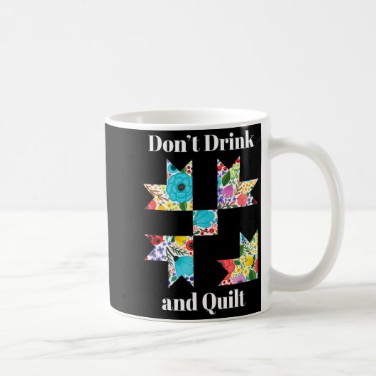 Funny Quilting Sewing Quilt Quilter Gift  Kaffeetasse (Rechts)