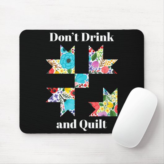 Funny Quilting Sewing Quilt Quilter Gift Mousepad (Mit Mouse)