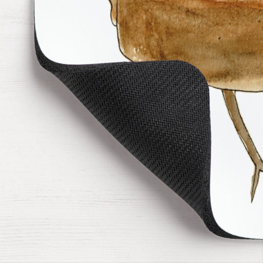 Funny Quirky Black Forest Gateau Chocolate Cake Mousepad (Ecke)