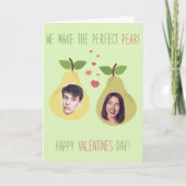 Funny Quirky Pair Grußkarte für den Valentinstag Dankeskarte (Vorderseite)