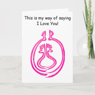 Funny Quirky Valentine’s Day Card Feiertagskarte