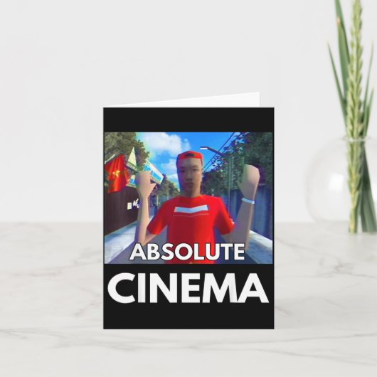 Funny Quote Absolute Cinema Meme Brother Hai's Pho Karte (Vorderseite)