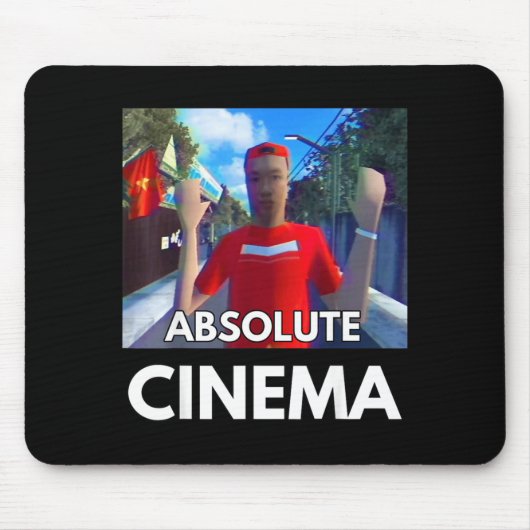Funny Quote Absolute Cinema Meme Brother Hai's Pho Mousepad (Vorne)