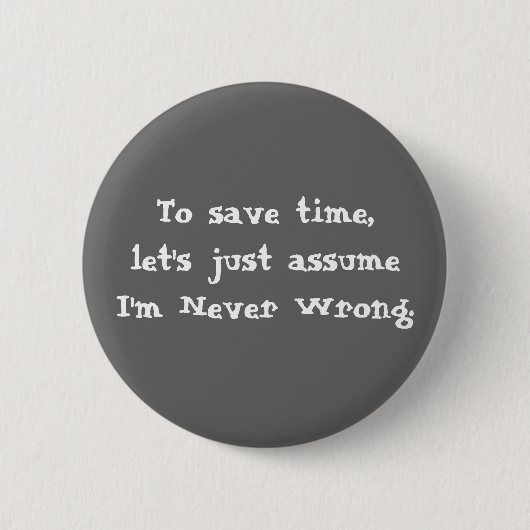 Funny Quote Button (Vorderseite)